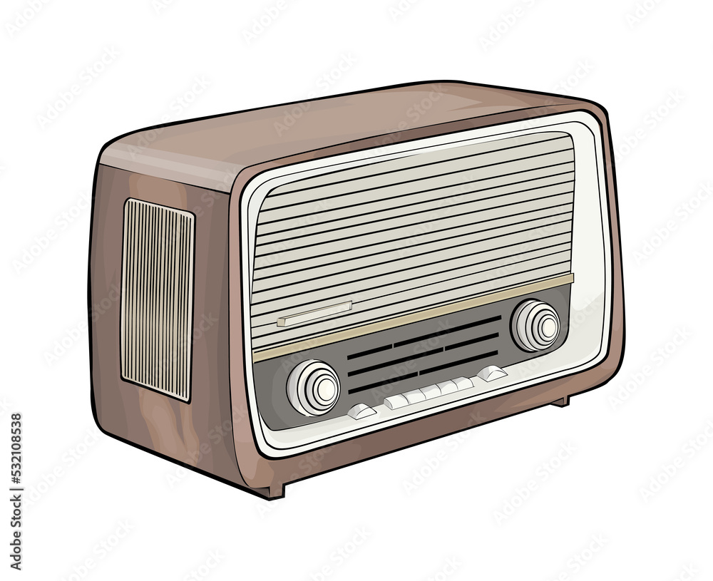 Fototapeta premium vintage radio 