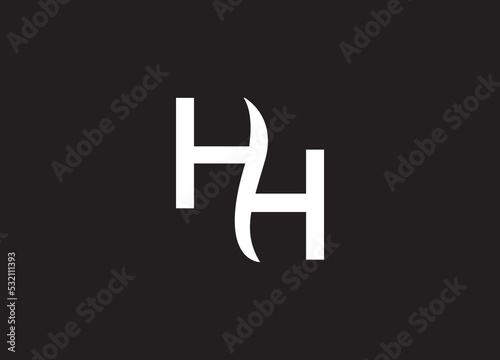 HH icon logo design template vector And Company Logo