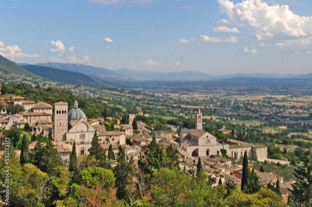 Assisi dalla Rocca Maggiore