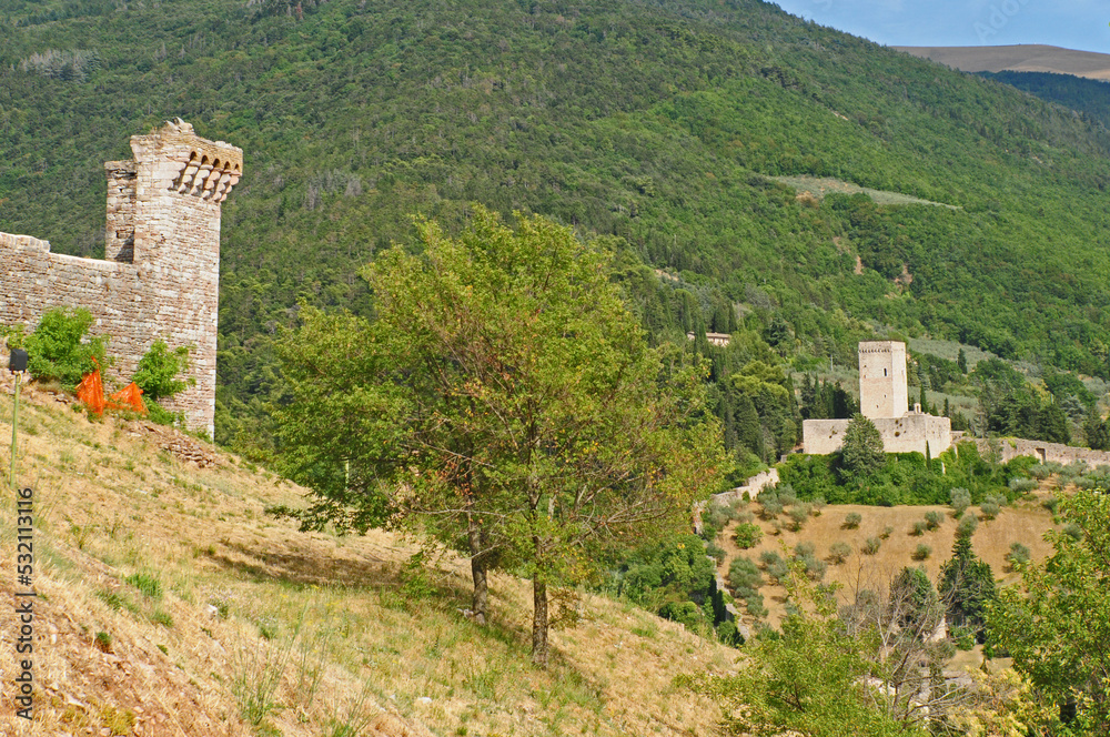 Assisi, la Rocca Maggiore Assisi, la Rocca Maggiore