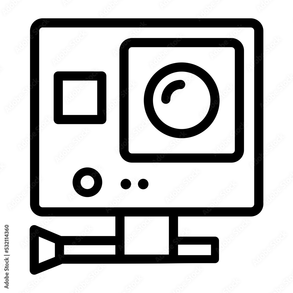 camera action icon illustration camera action icon illustration