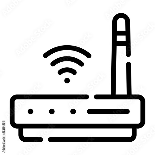 wifi line icon photo