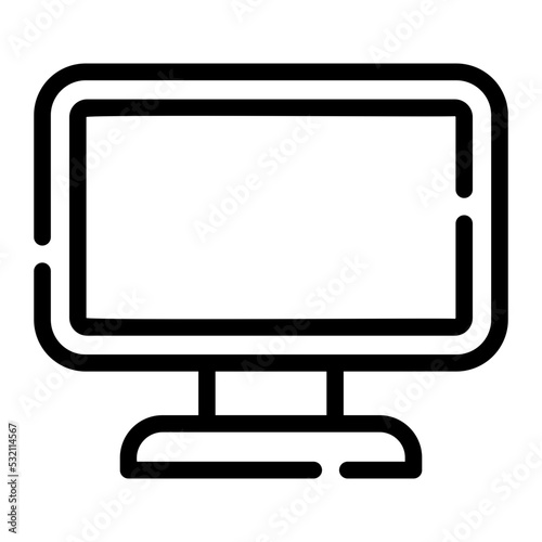 computer line icon
