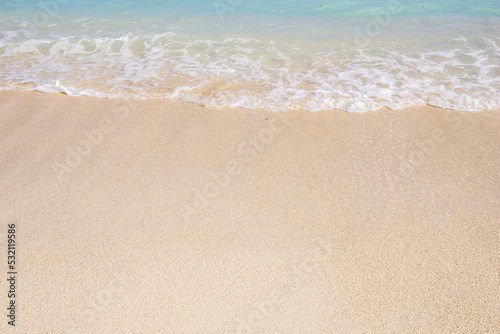 waves on the beach © supansa