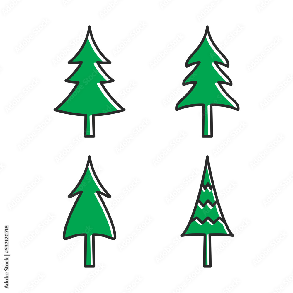 Pine tree illustration Pine tree illustration