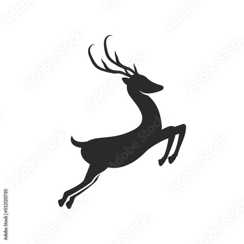Deer antler ilustration photo