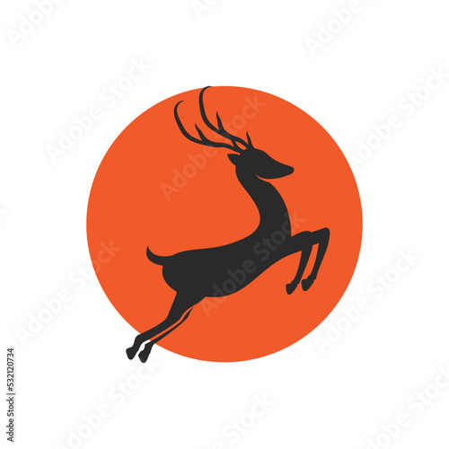 Deer antler ilustration