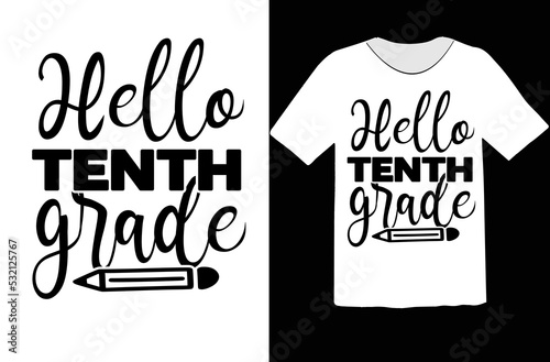 Hello tenth grade svg design