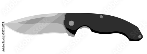 Jackknife. Cute jackknife isolated on white background. Vector illustration