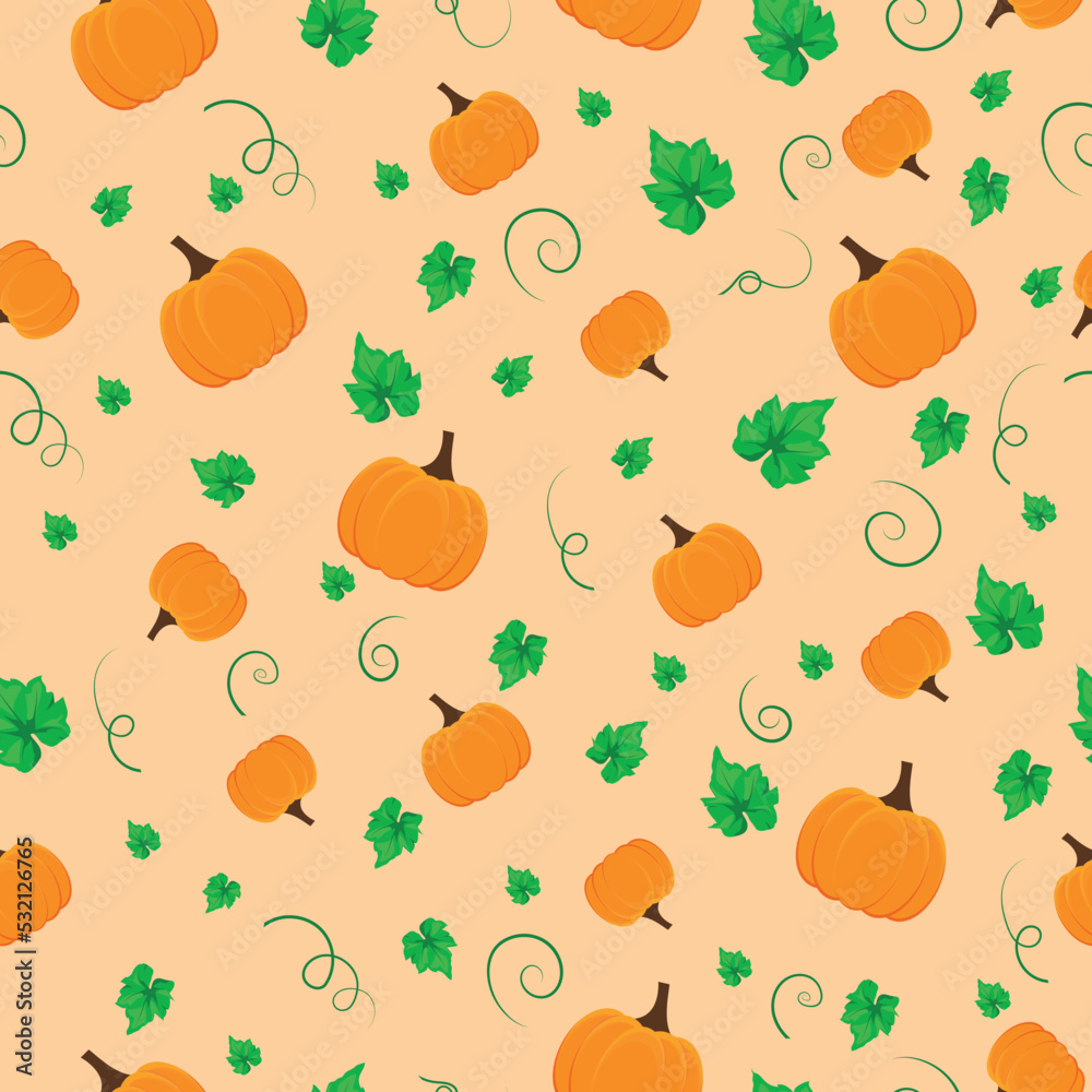 vector seamless pattern with pumpkins. pattern for halloween vector seamless pattern with pumpkins. pattern for halloween