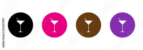 Martini. Vector image.