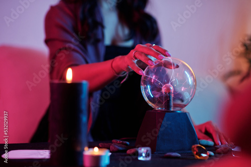 Fortune Teller with Crystal Ball