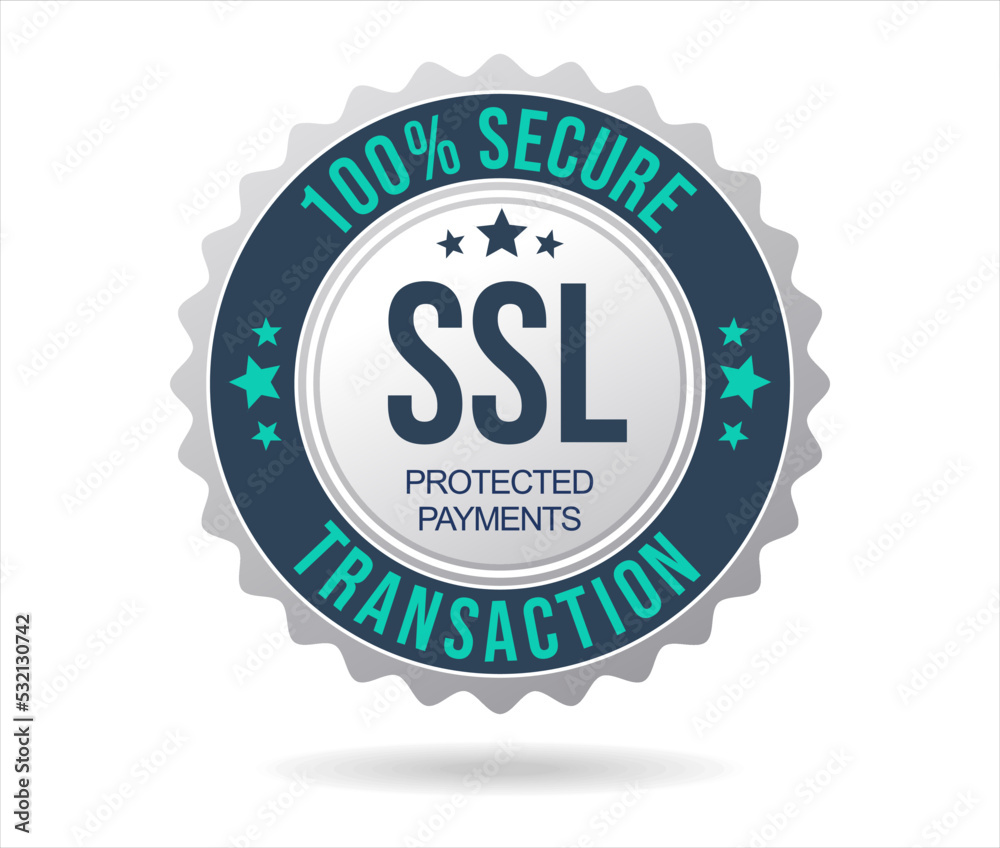 SSL Protection Secure icon vector illustration isolated on white background SSL Protection Secure icon vector illustration isolated on white background