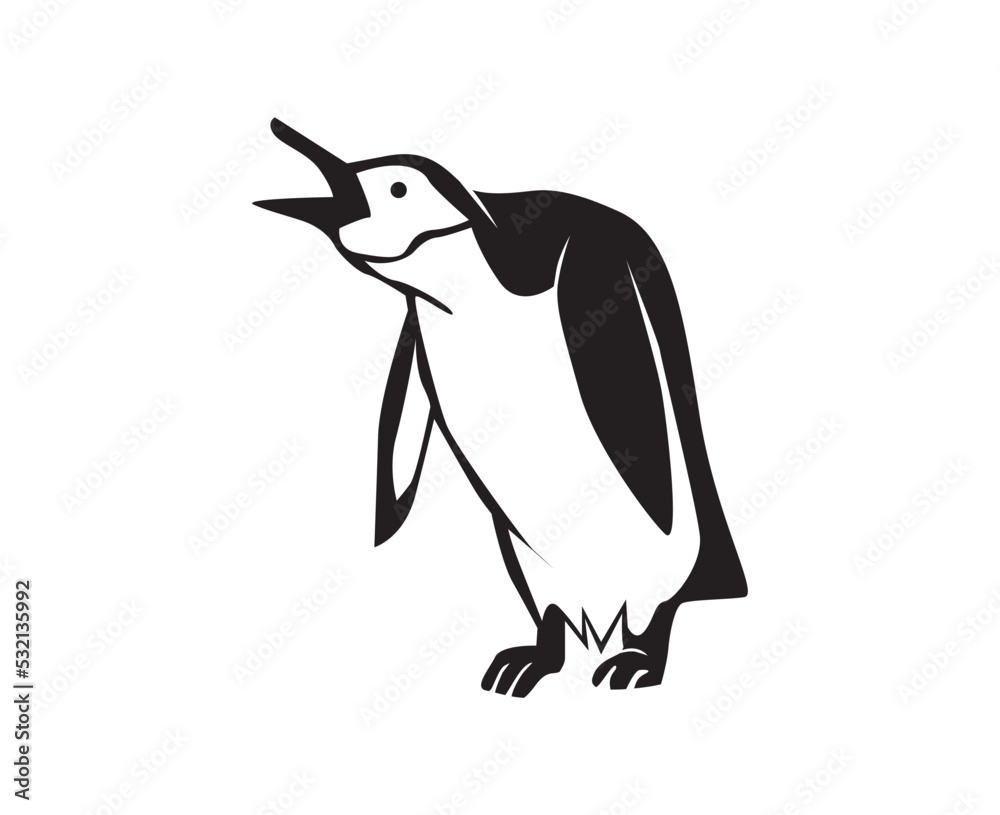 Obraz premium penguin illustration