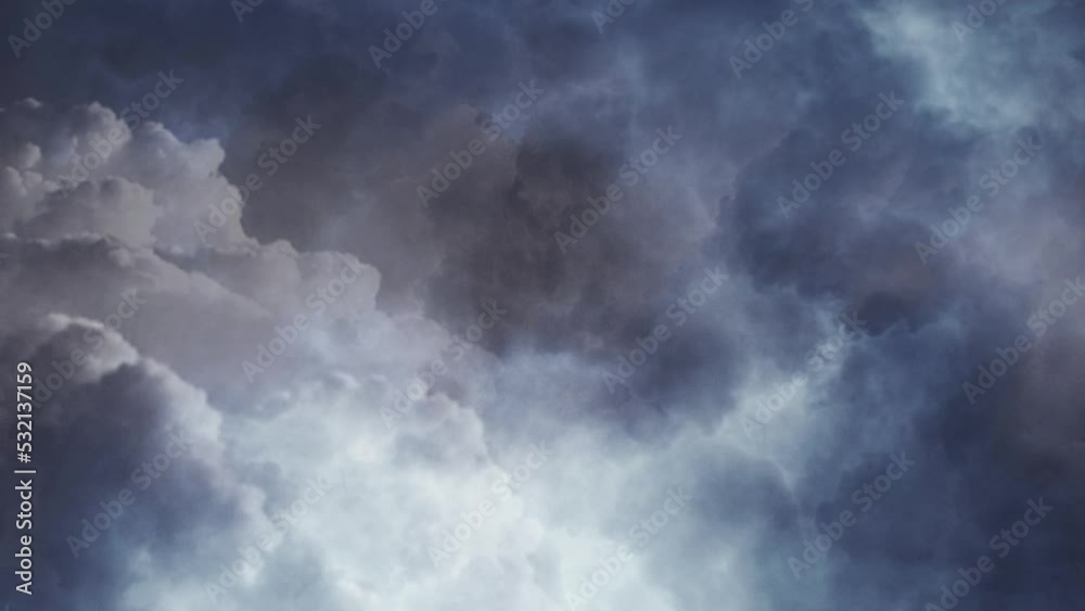lightning storm in the dark clouds with flashes. lightning storm in the dark clouds with flashes.