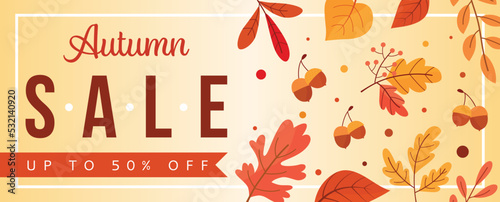 Autumn background with leaves. Can be used for posters, banners, flyers, invitations, web,sites or grecardsg card. Vector illustration.