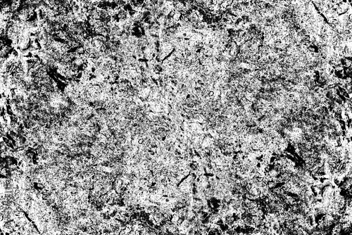 Scattered heavy grunge texture on a white surface