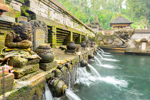 View Tirta Empul means Holy Spring in Balinese. photo