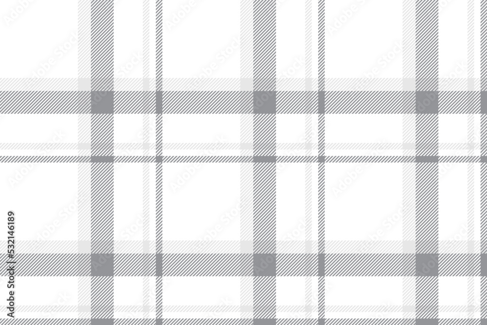 Plaid background, check seamless pattern in black white. Vector fabric ...