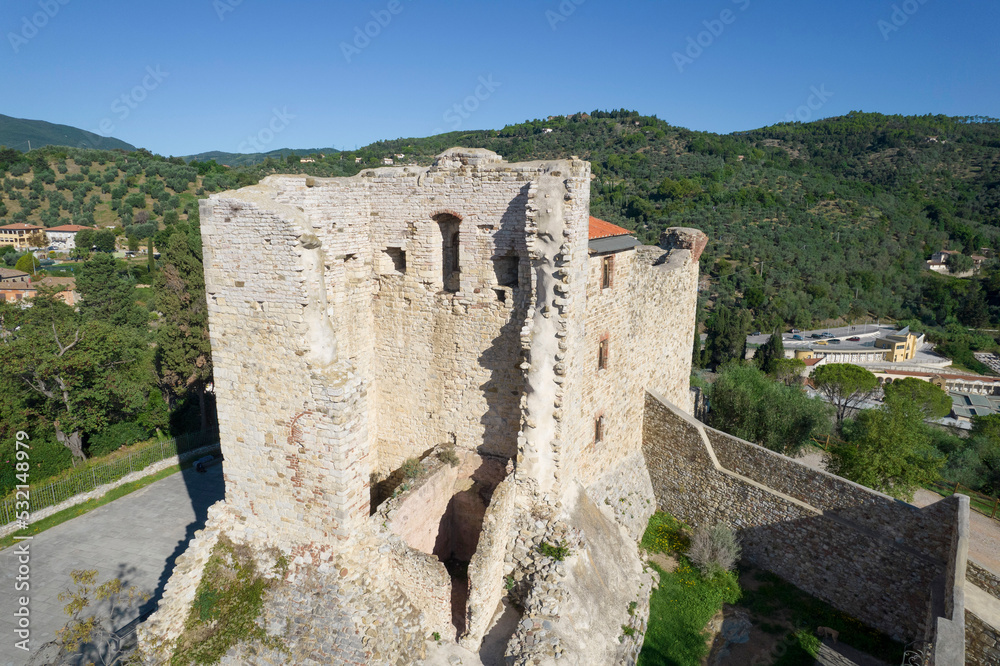 The small fortress of Suvereto Tuscany Italy