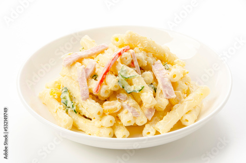 Obraz na płótnie 美味しそうなマカロニサラダ w salonie