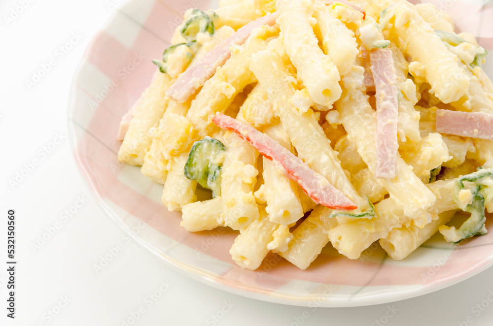 美味しそうなマカロニサラダ 美味しそうなマカロニサラダ
