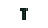 Letter T vector icon design template	