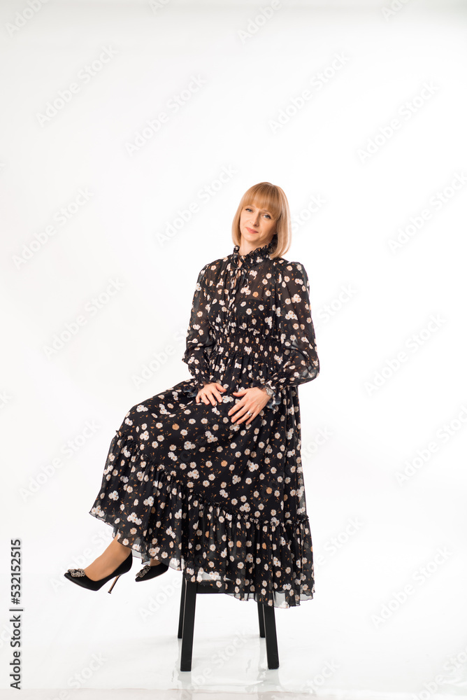 portrait of a woman in dress portrait of a woman in dress