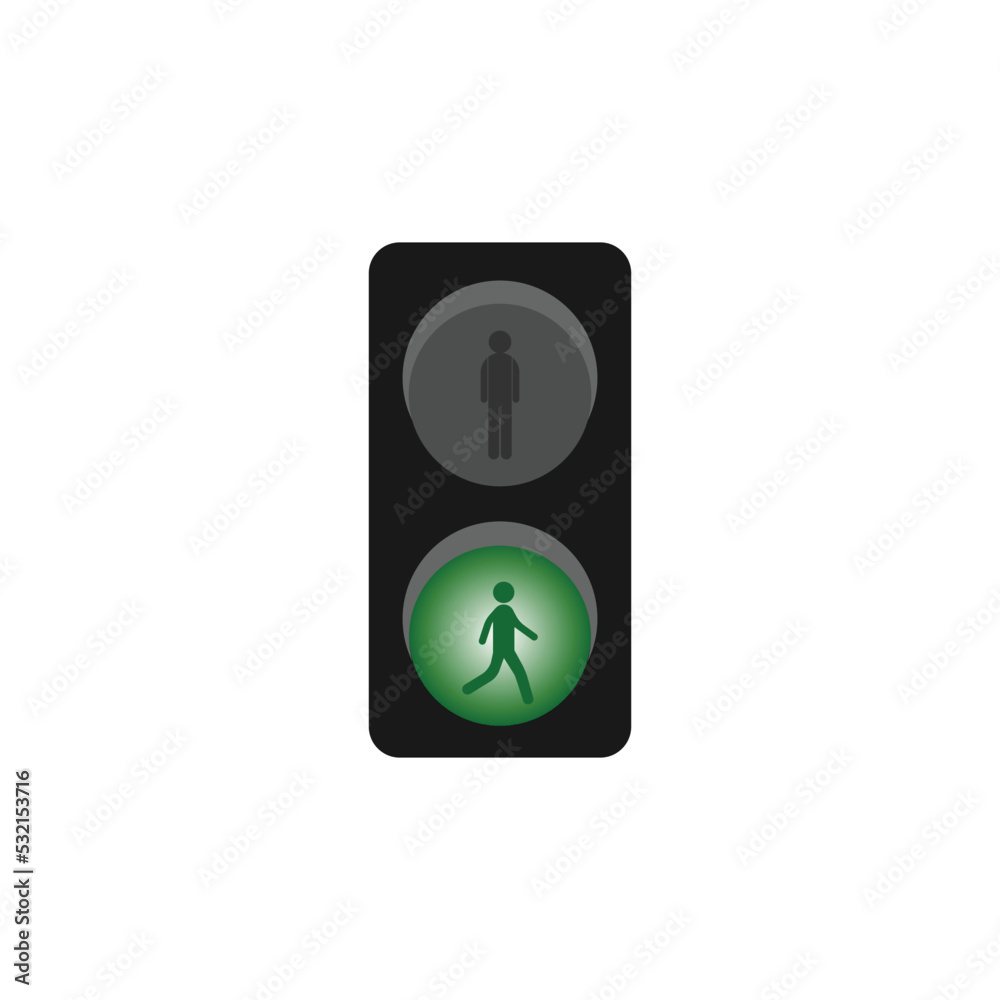 Signal traffic light on road Signal traffic light on road