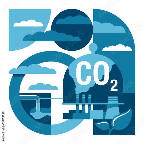 CO2 Capture Technology abstract banner