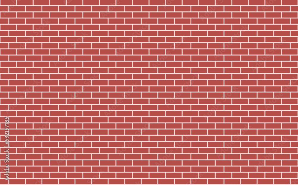Red brick wall background. Geometric seamless pattern texture. Simple flat vector, arranged rectangular shape. Illustration of brown concrete brick, building materials, house walls. For backdrops. Red brick wall background. Geometric seamless pattern texture. Simple flat vector, arranged rectangular shape. Illustration of brown concrete brick, building materials, house walls. For backdrops.