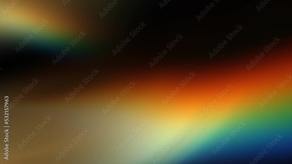 Golden rainbow light background for texture design and stylish fashion backdrop for presentation.