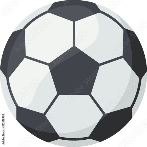 Soccer classic ball Sports icon. Vector illustration