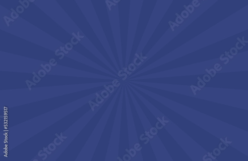 Abstract explosion background in dark blue gradient color. Asian style glare effect. Sunshine sparkle pattern. Vector illustration of a radial ray. Narrow beam. For backdrops, posters, and banners.