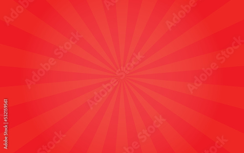Abstract explosion background in dark red gradient color. Asian style glare effect. Sunshine sparkle pattern. Vector illustration of a radial ray. Narrow beam. For backdrops, posters, and banners.