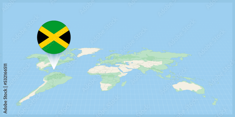 Location Of Jamaica On The World Map Marked With Jamaica Flag Pin 1000 F 532166511 RPXgojLvpMFW0G9rXaTga6hvRlSnZiz6 