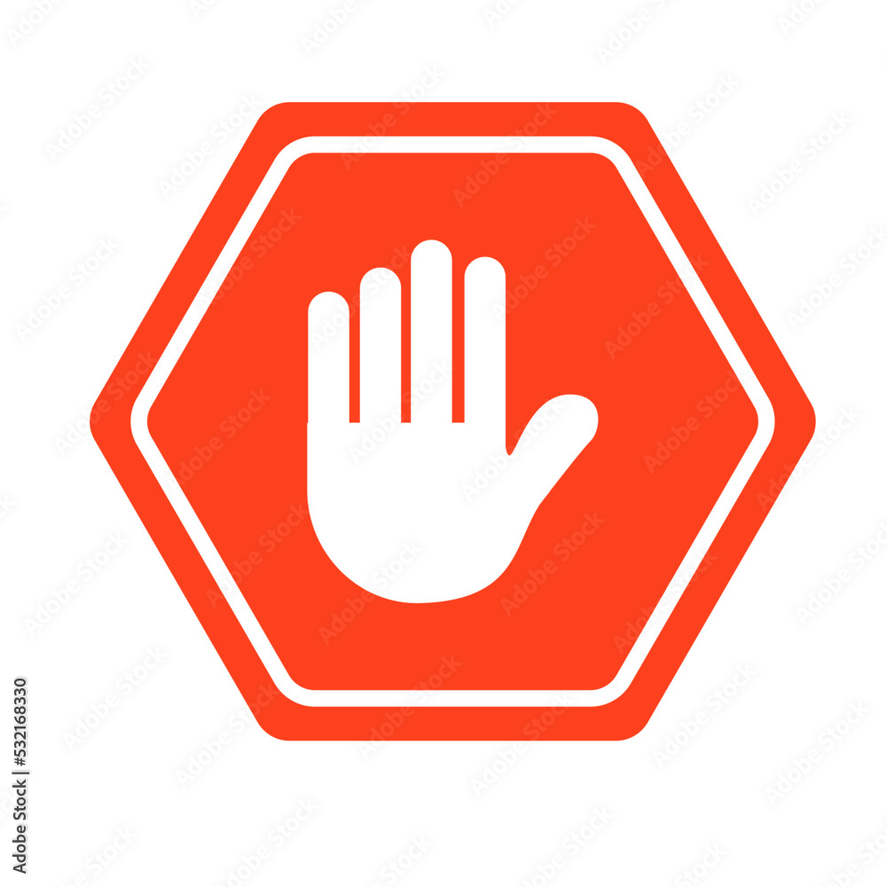 Stop sign icon vector design. Stop sign icon Stop sign icon vector design. Stop sign icon