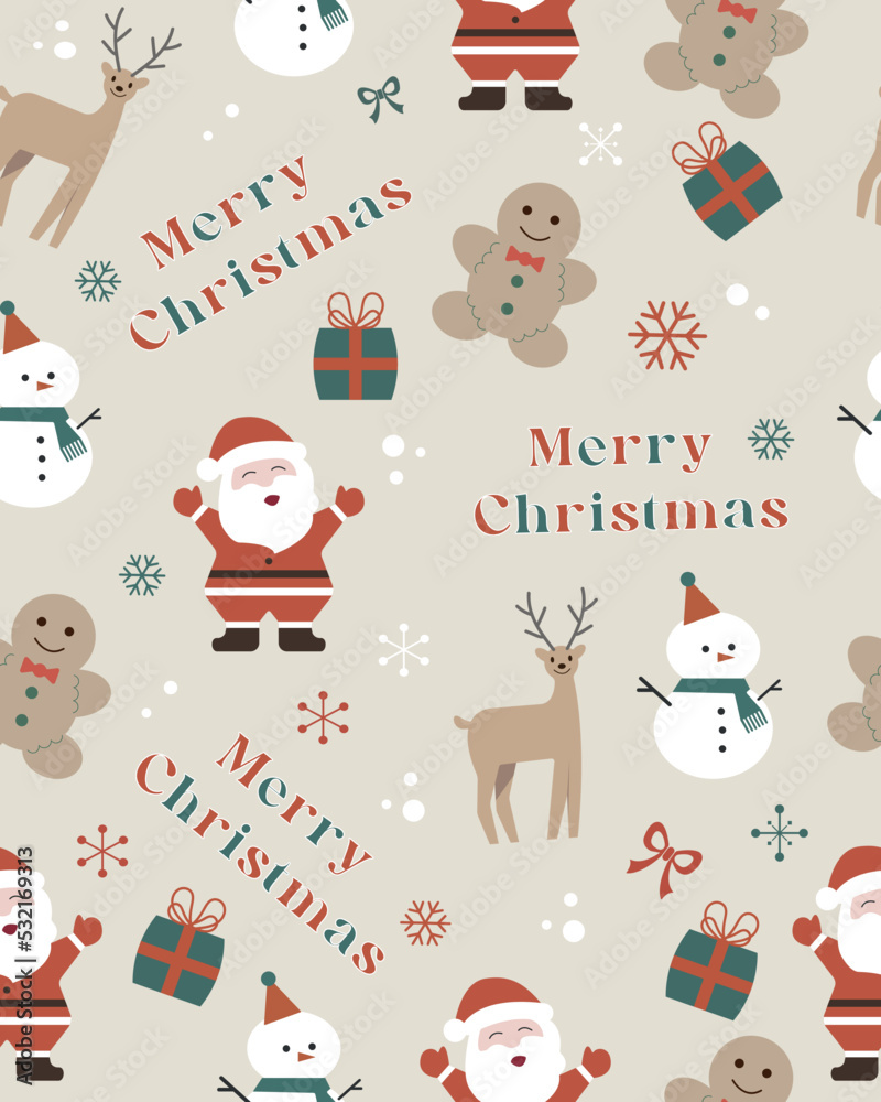 christmas seamless pattern christmas seamless pattern