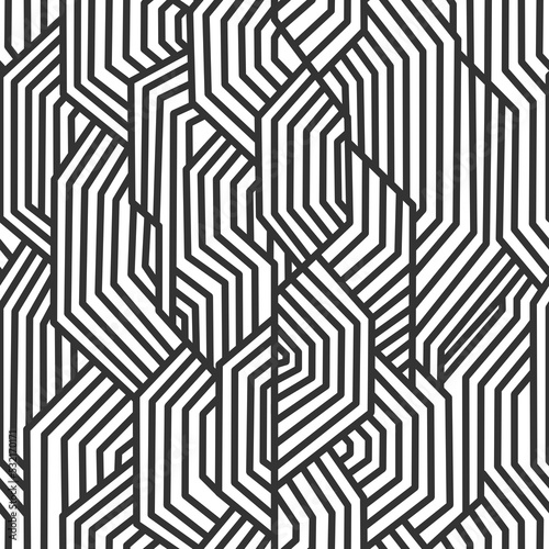 Seamless circuit board pattern with lines.