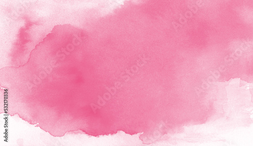 春をイメージしたピンク色の水彩テクスチャ　水彩テクスチャ素材　水彩背景イラスト　Pink watercolor texture inspired by spring, background illustration