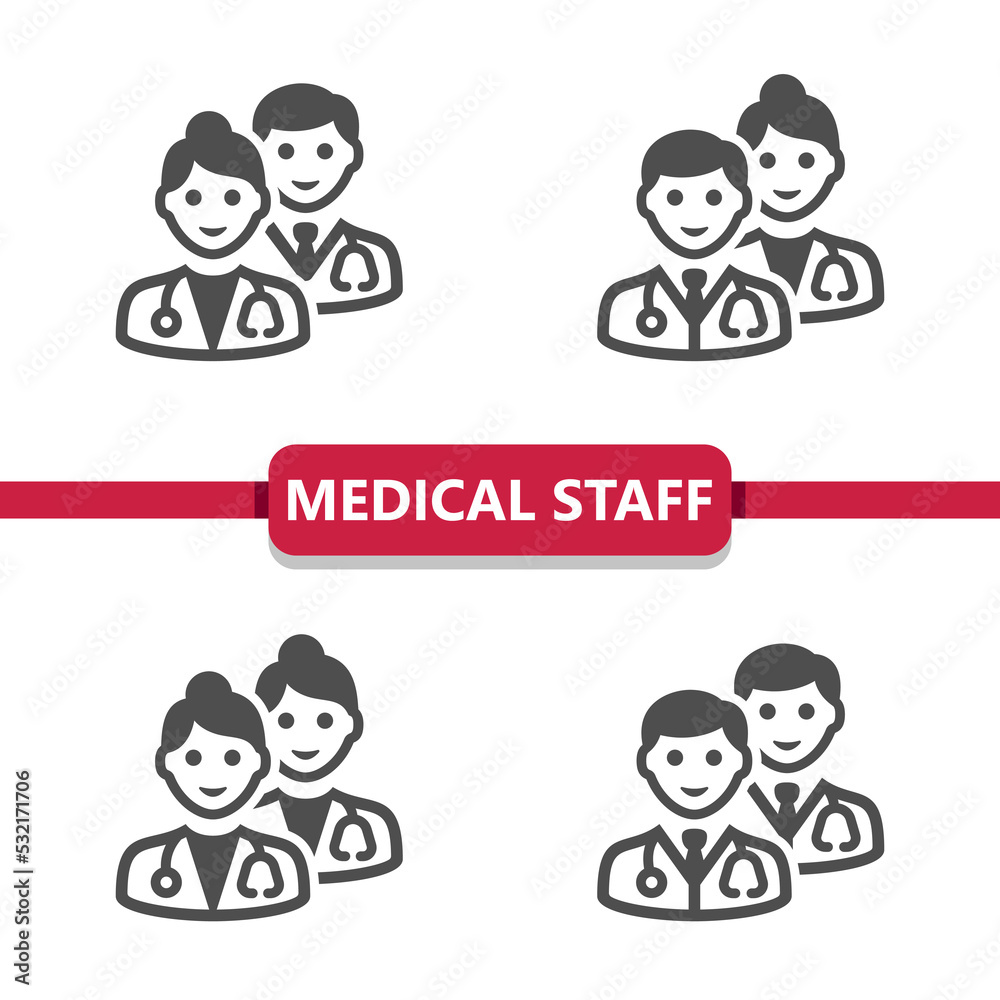 Medical Staff Icons. Doctor, Doctors