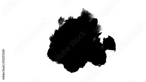 Black Paint Splash