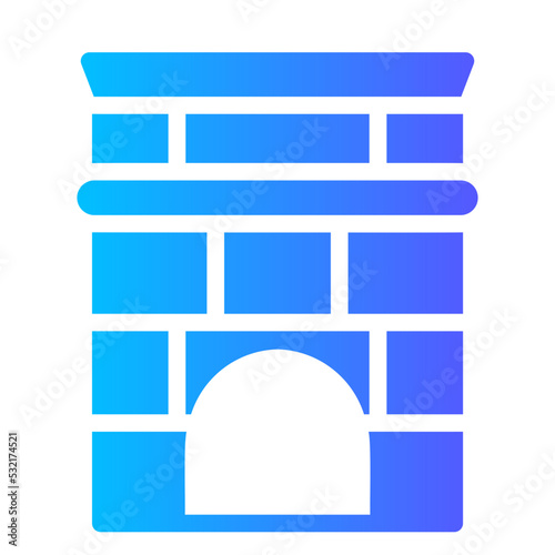 chimney gradient icon