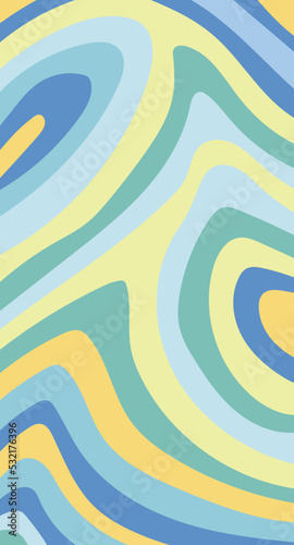 abstract background with circular curves and curls theme in pastel colors
