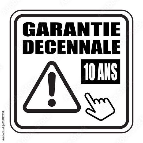 Logo garantie décennale.