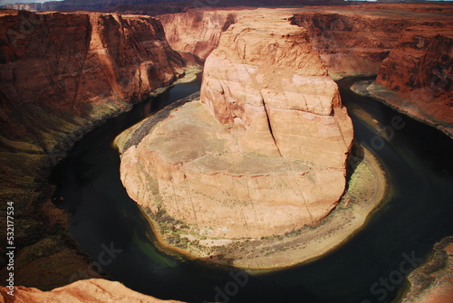 Horseshoe Bend in Colorado River near Glen Canyon United States Arizona Utah