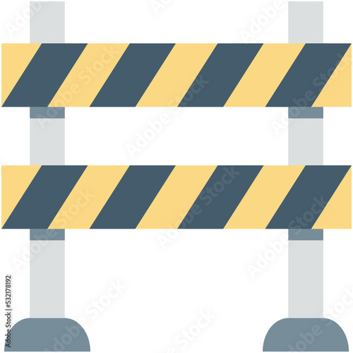 Barrier Vector Icon 