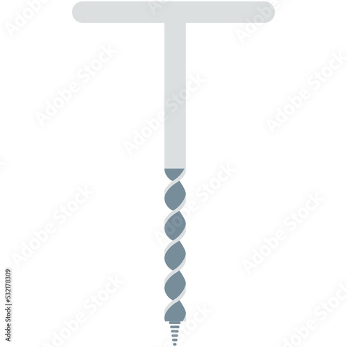 Gimlet Nail Vector Icon