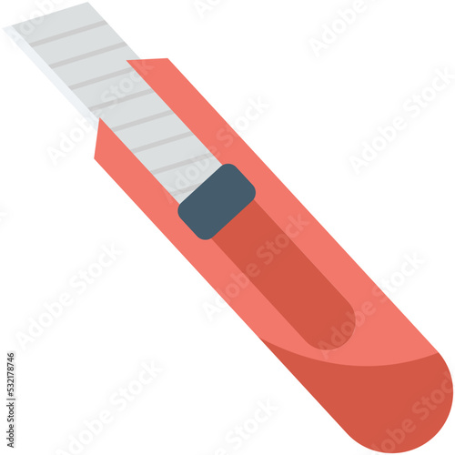 Utility Cutter Vector Icon 