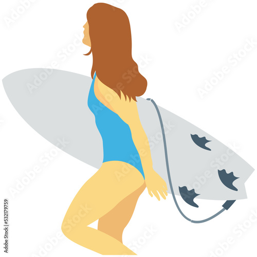Water Skiing Vector Icon 